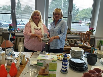 Ineke Reschke und Susanne Müller, Tafellädchen Meiderich